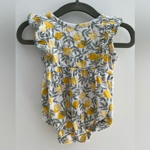 Wonder Nation | baby romper with lemon print